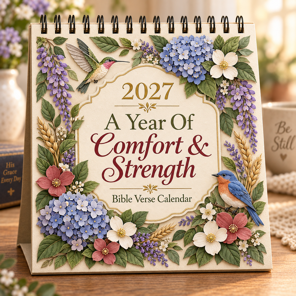📖 2027 A Year Of Comfort & Strength Bible Verse Calendar
