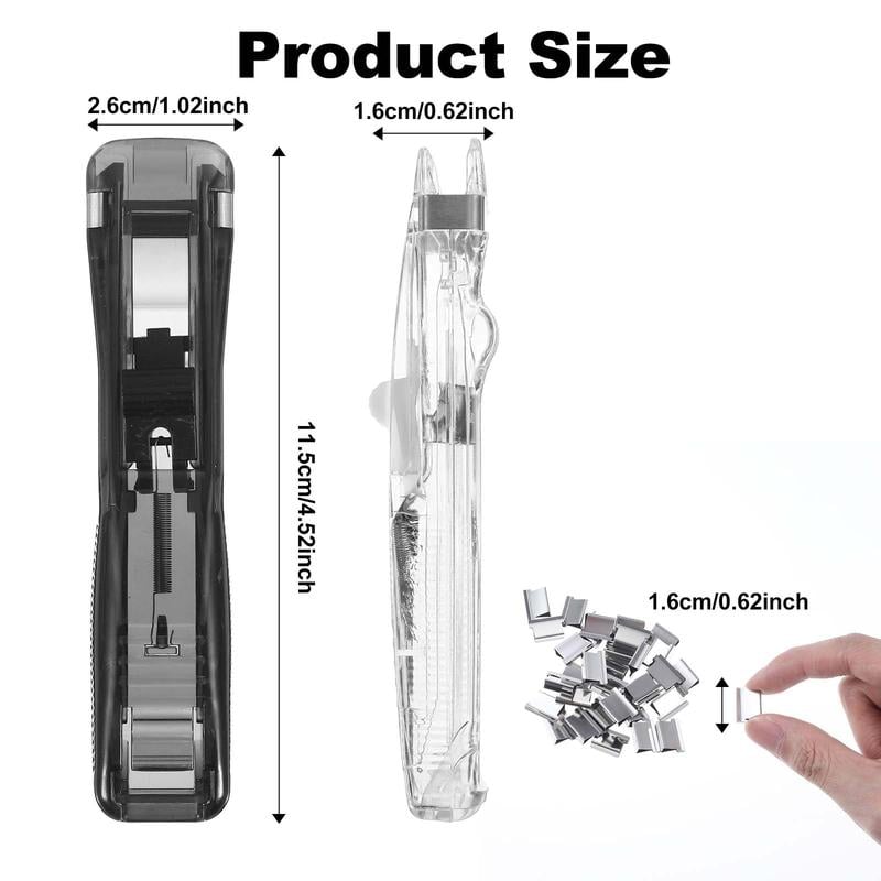 ✨Portable Binder Clip Stapler