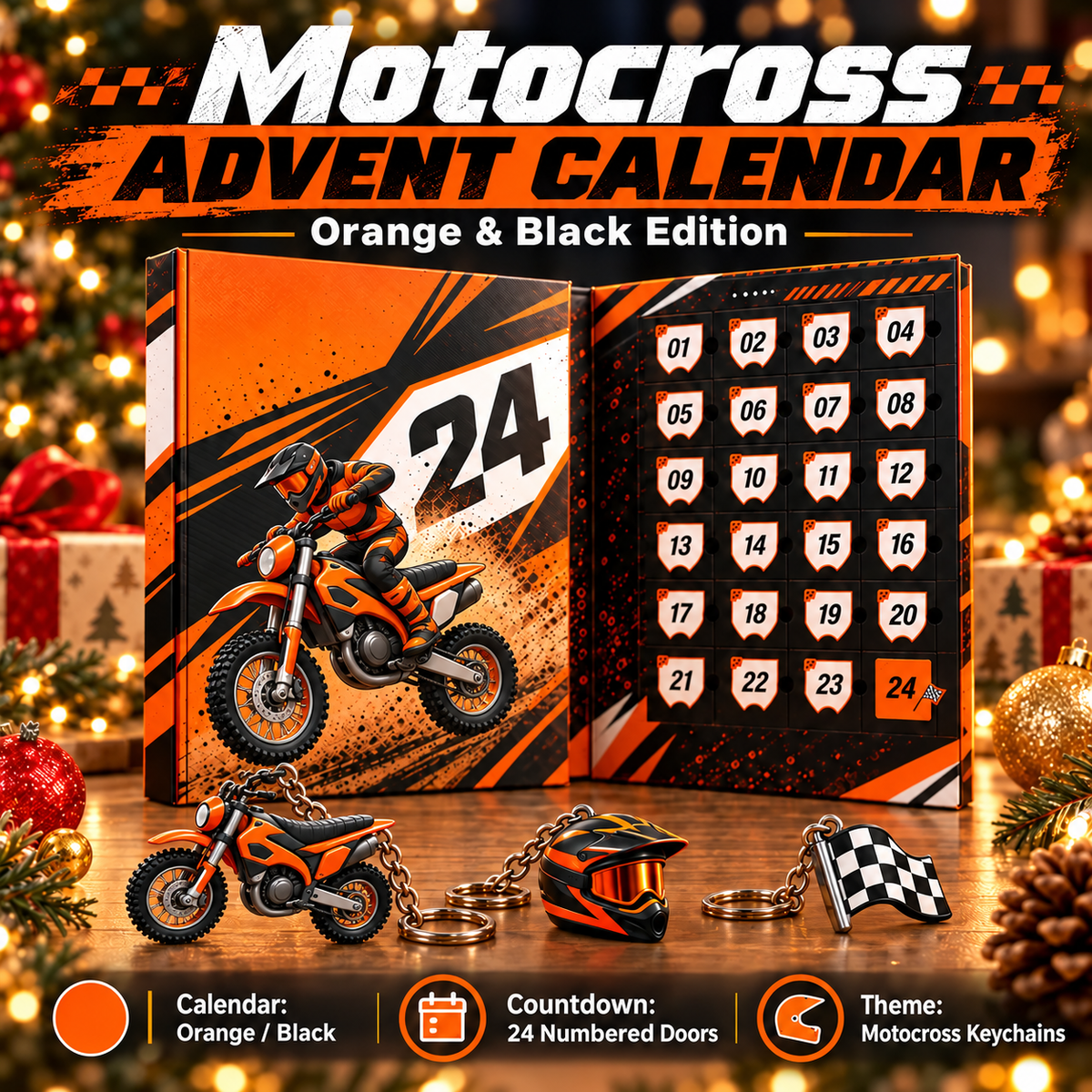 ✨🏍️ Motocross Advent Calendar – 24 Days of Rider-Inspired Collectible Surprises