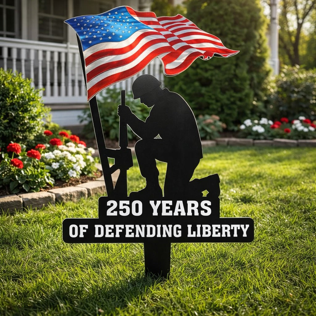 🔥250 Years of Defending Liberty Metal Garden Stake