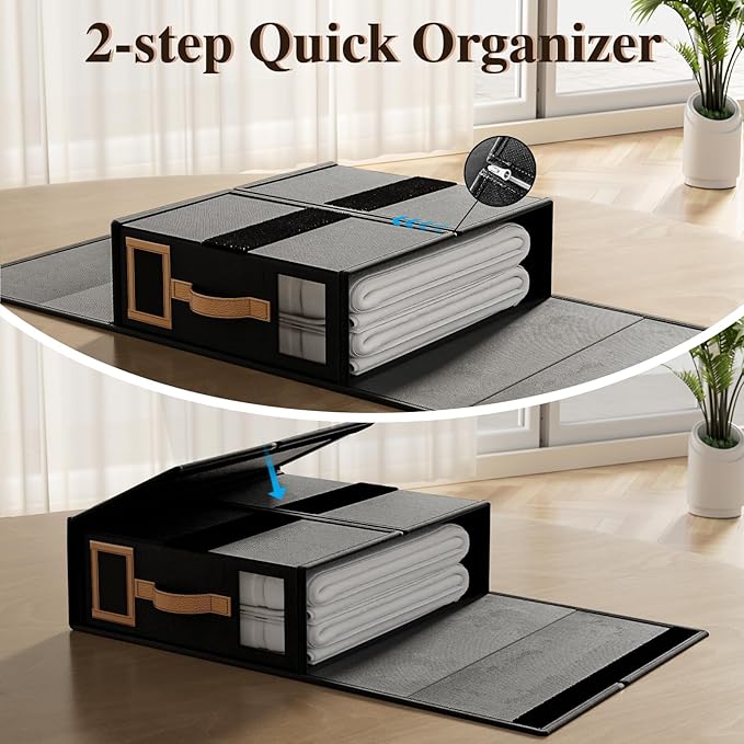 Foldable Sheet Storage Set โ Keep Your Bedding Organized and Neat ๐๏ธโจ