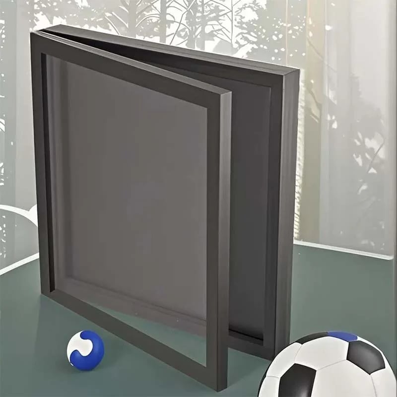 🥳2026 HOT SALE🥳💞50K+ SOLD!⚽🏆 Wooden Jersey Display Frame with Magnetic Door – Crystal clear acrylic, rounded corners, easy swap. Show off your prized memorabilia! 🏅✨