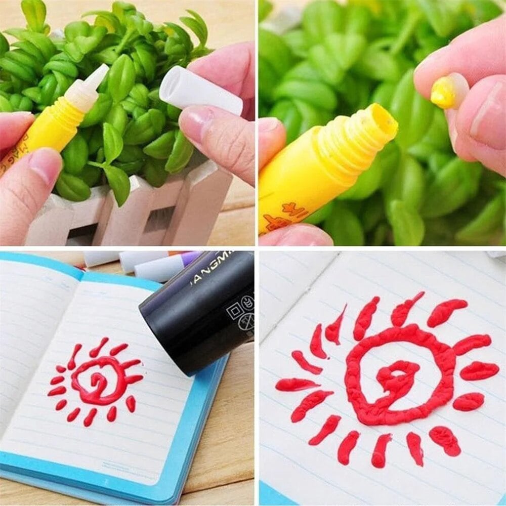 🎅Christmas Gift Idea £7.99!!🎁Magic DIY Bubble Popcorn Drawing Pens