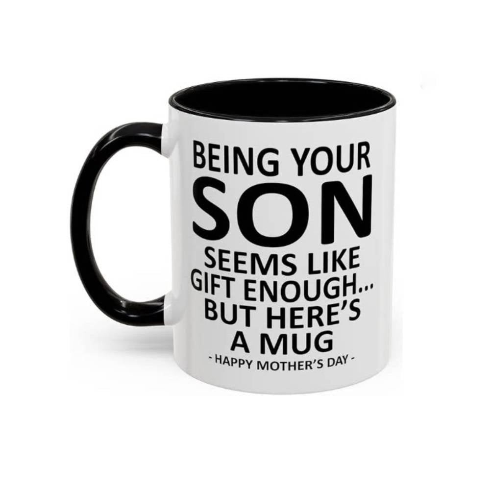 🎁Being Your Son-In-Law is Gift Enough Accent Coffee Mug