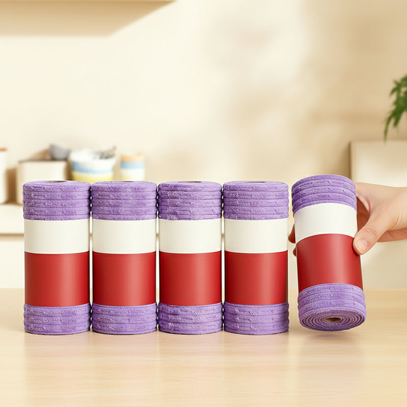 🏆Multipurpose Reusable Tear-Off Cleaning Cloth Roll