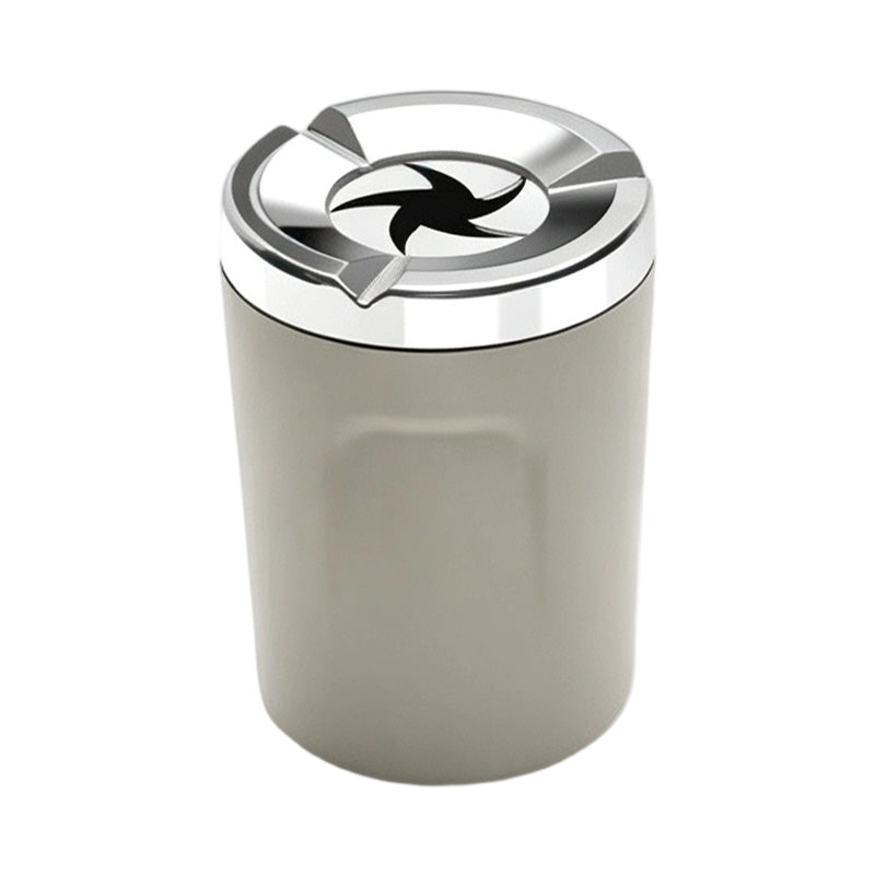š49% OFF NOW! Rotating Car Ashtray with Ceramic Inner Liner, Mechanical Airtight Lid Car CupāHolder Ashtray, Universal Fit Smokeless Ash Container for Vehicle Interior