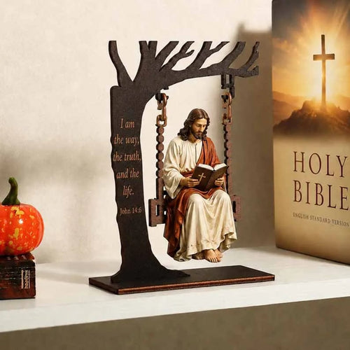 🔥Last Day 49% OFF - ✝️📚Christian Jesus Swing Ornament