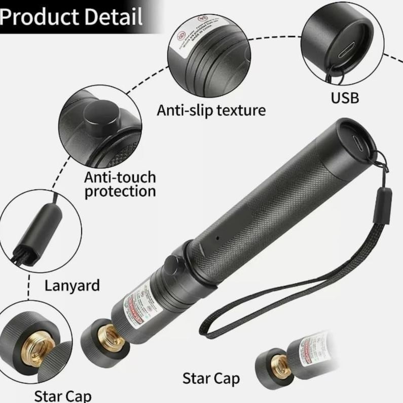 ✨9800ft High Power Green Laser Pointer✨Rechargeable Green Laser Pointer High Power