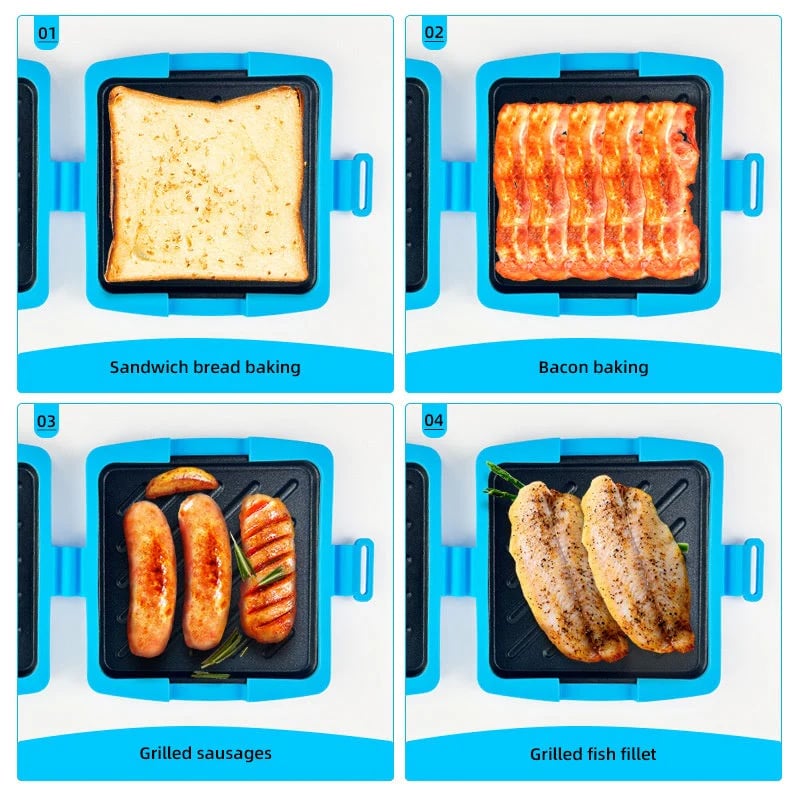 🔥🔥Microwave Toaster & Sandwich Maker For Fast Cooking