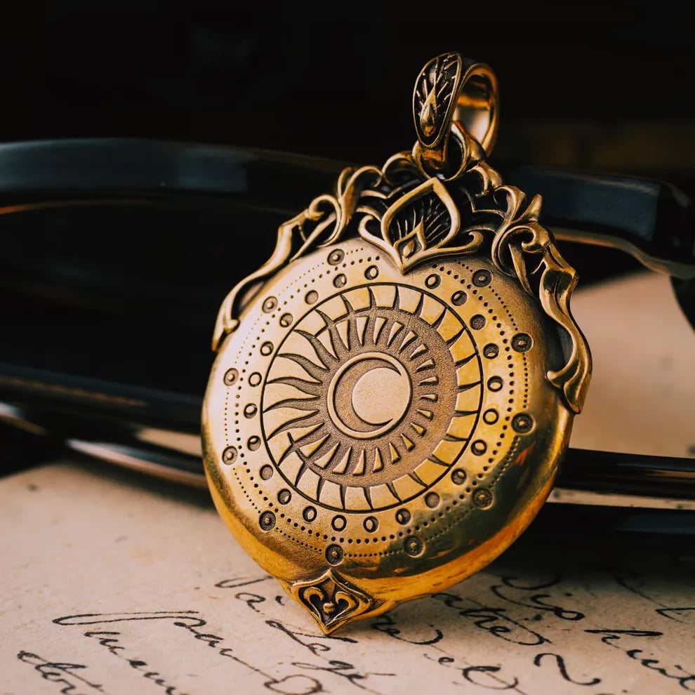 👁️‍🗨️Handmade Tarot Vision Pendant: Connect to Cosmic Wisdom Anytime(Cheat Sheet Included)