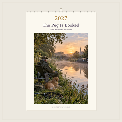 🔥The Peg Is Booked - 2027 A4 Wall Calendar