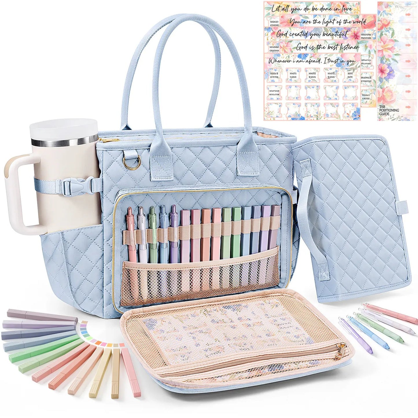 🎁Buy 2 Free Shipping📖✨ Bible Cover Tote Bag – Large Christian Shoulder Bag for Women