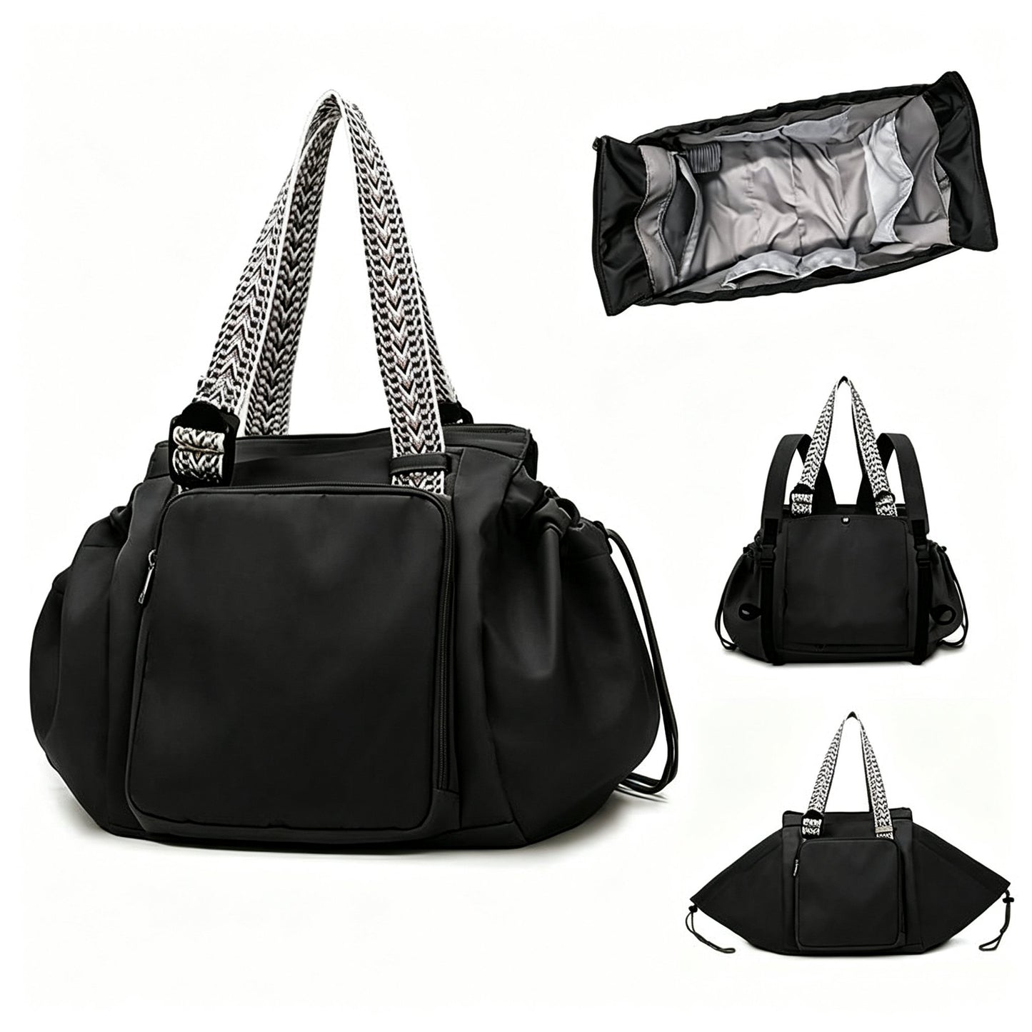 👜3-in-1 Convertible Backpack with 15 Pockets, Multifunctional Organizer for Travel & Daily Commute