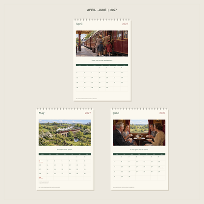 🔥The Railway We Remember - 2027 A4 Wall Calendar