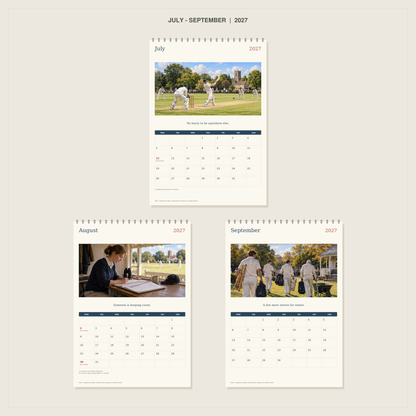🔥Tea at the Boundary - 2027 A4 Wall Calendar