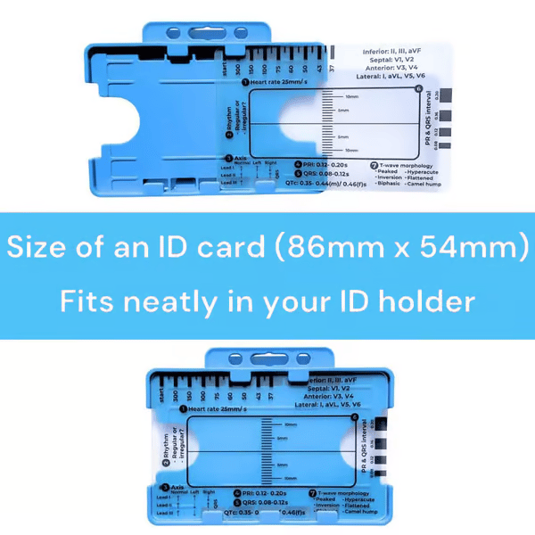 ECG 7 Step Ruler