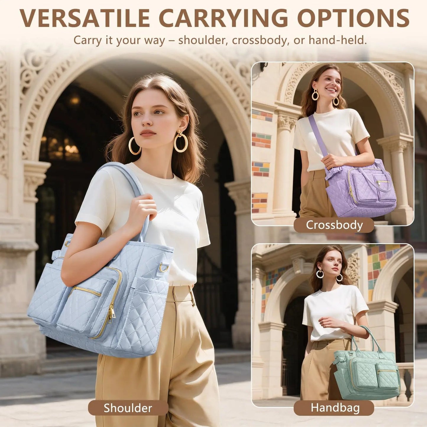 🎁Buy 2 Free Shipping📖✨ Bible Cover Tote Bag – Large Christian Shoulder Bag for Women