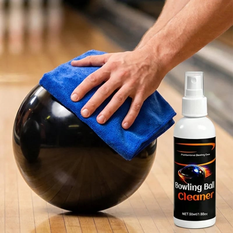 🥳2026 HOT SALE🥳💞50K+ SOLD!🎳💪 49% OFF! Pro-Grade Bowling Ball Cleaner – Instantly removes lane oil. Includes premium towel. Keeps your ball performing like new! ✨