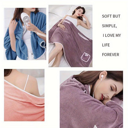 🏆 50K+ SOLD! ✨ Plus Size Women's Wearable Shower Skirt
