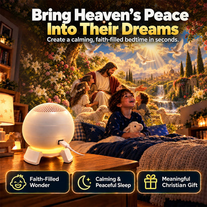✝️ Jesus Loves the Little Children 5D Projection Light – Fill Your Home With Christ’s Love & Heavenly Peace