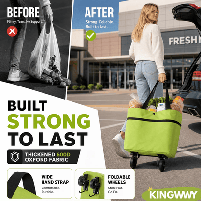 Two-in-one convenient foldable backpack shopping bag🛍️
