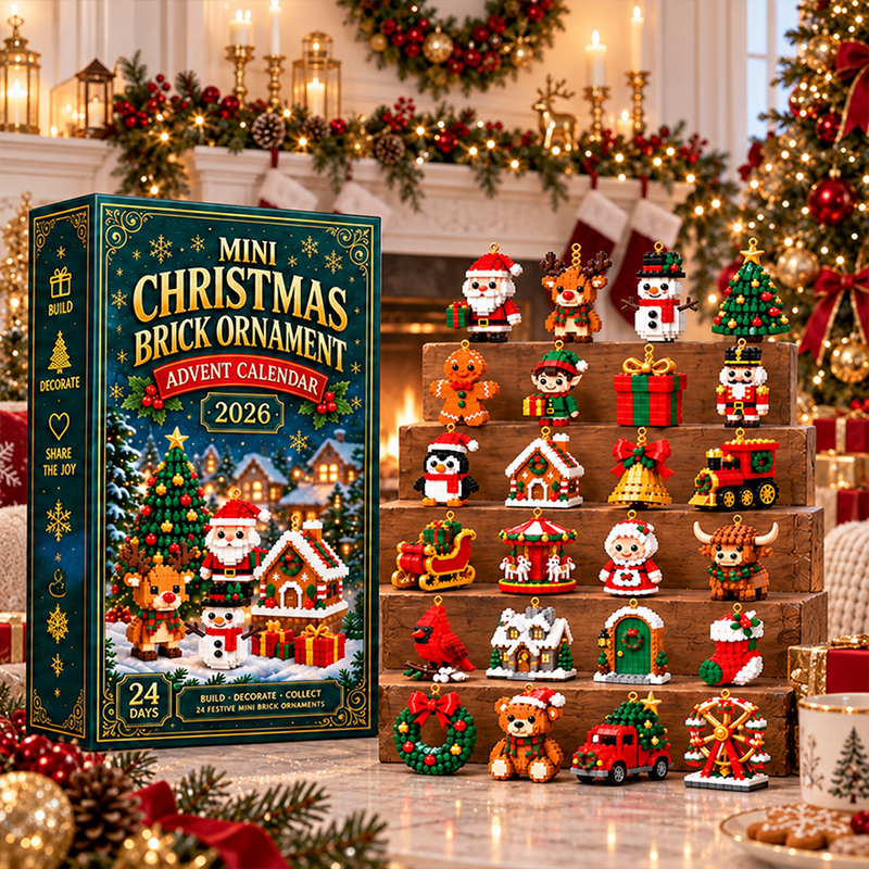 24 daily mini Christmas ornament surprises