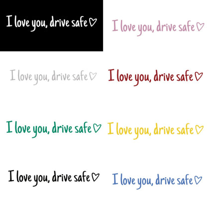 💓 I love you, drve safe Sticker(8pcs)