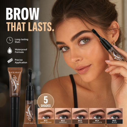 🏆 Last Day Special Price $16.99 ! 💞Buy 1 Get 1 Free💞50K+ SOLD!🎨Waterproof Brow Tint – Peel‑off, easy apply. Covers greys, shapes perfectly. A brow game changer!🌟