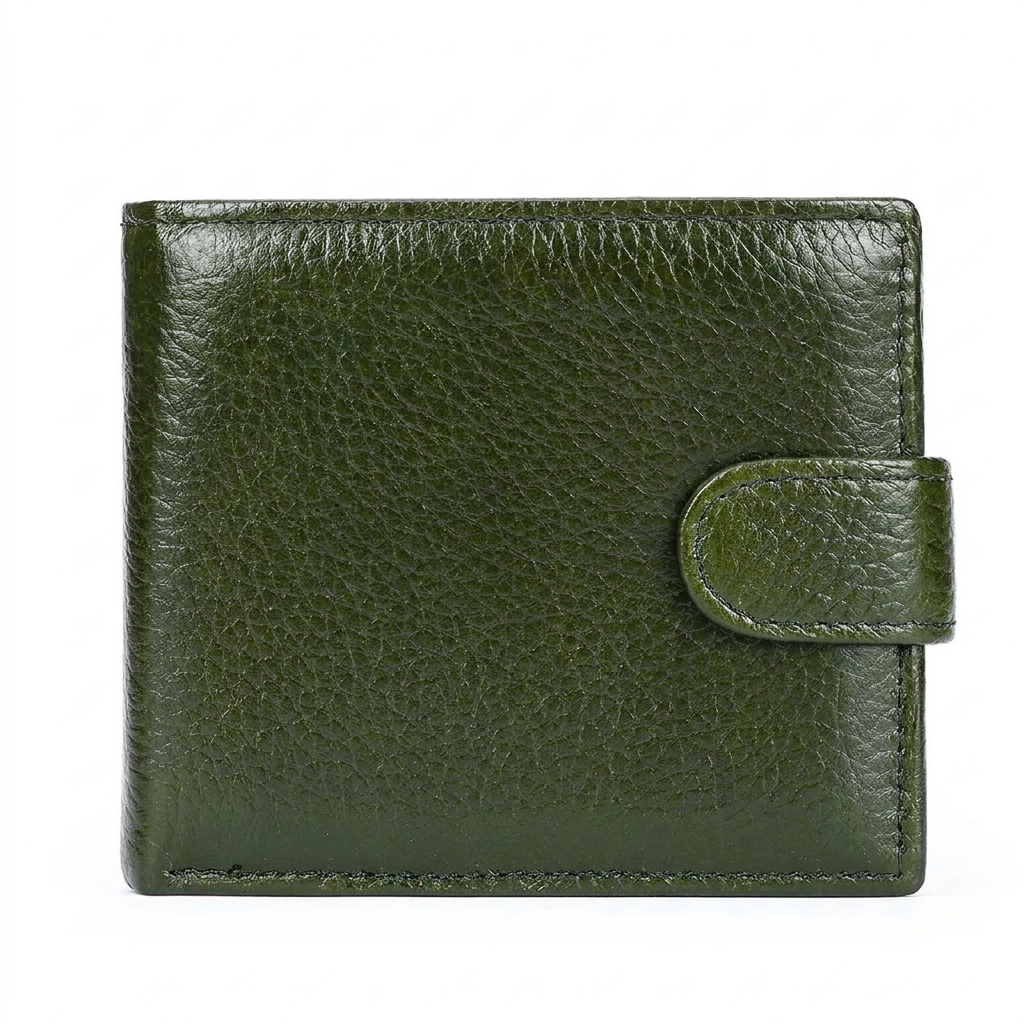 VINTAGE Top Grain Leather Bi-Fold Wallet – Classic Design, Ample Storage