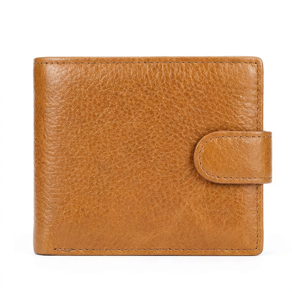 VINTAGE Top Grain Leather Bi-Fold Wallet – Classic Design, Ample Storage