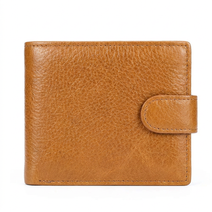 VINTAGE Top Grain Leather Bi-Fold Wallet – Classic Design, Ample Storage