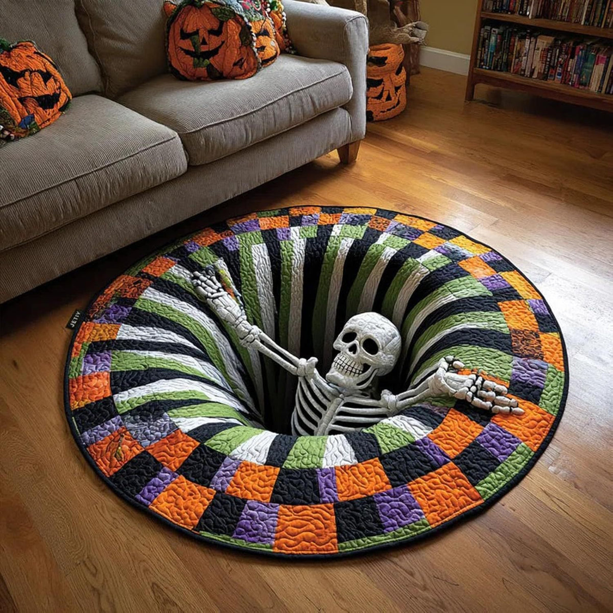 💀 Step Into the Scare — Turn Your Floor into a 3D Halloween Trap! 🎃