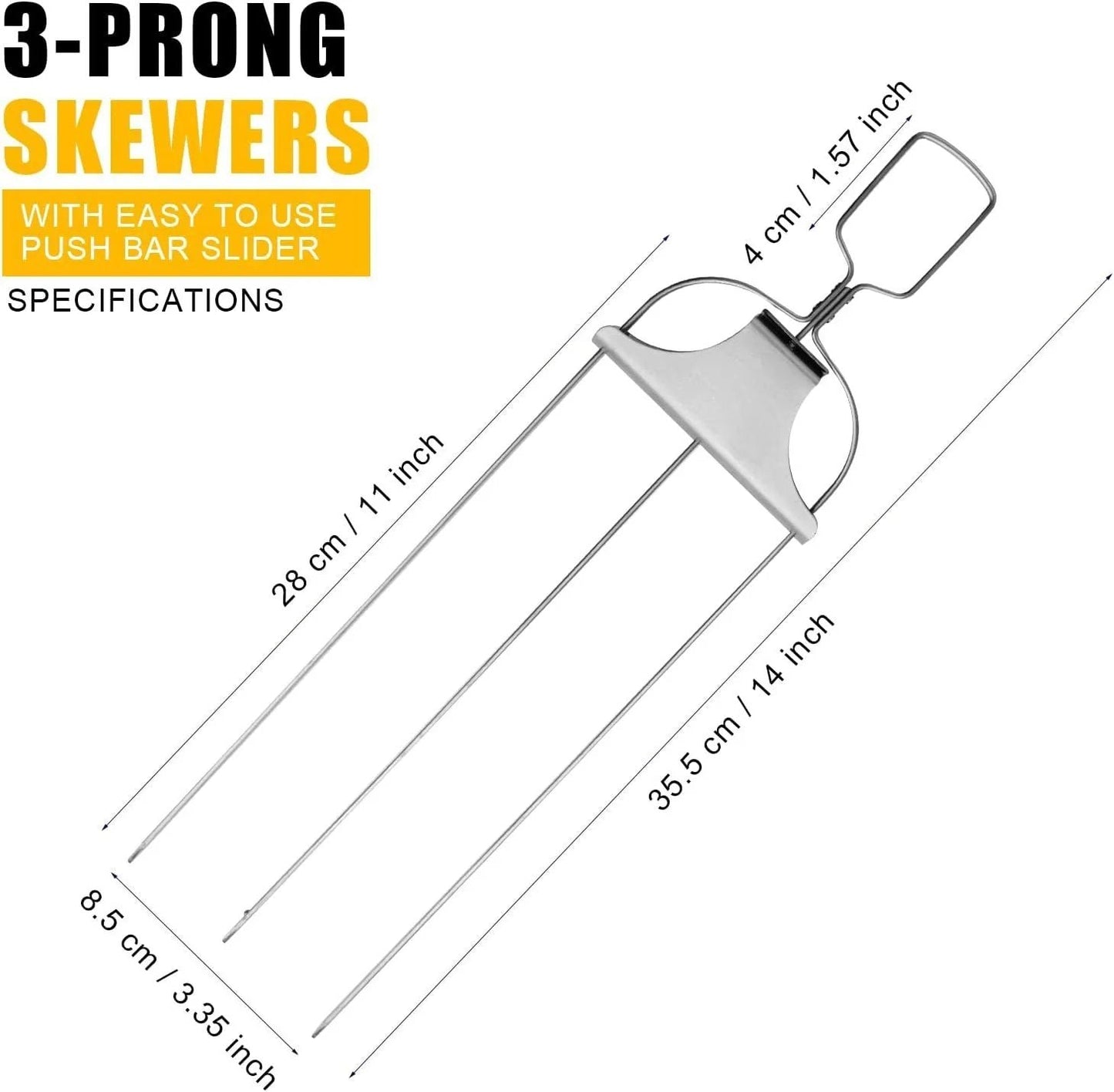 3 Way Grill Skewers - GrillSavant