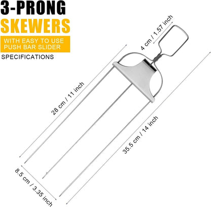 3 Way Grill Skewers - GrillSavant