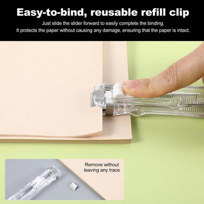 ✨Portable Binder Clip Stapler