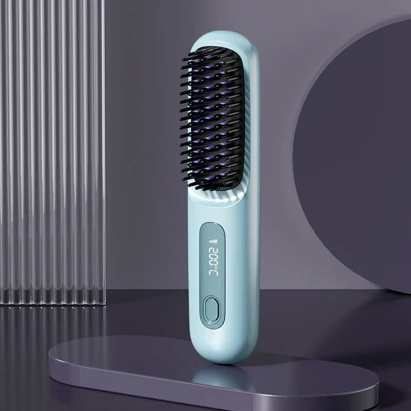 🏆2026 New Year Sale 50% OFF💁‍♀️🔥Hot Sale🎁Wireless Ceramic Heating Hair Straightening Comb