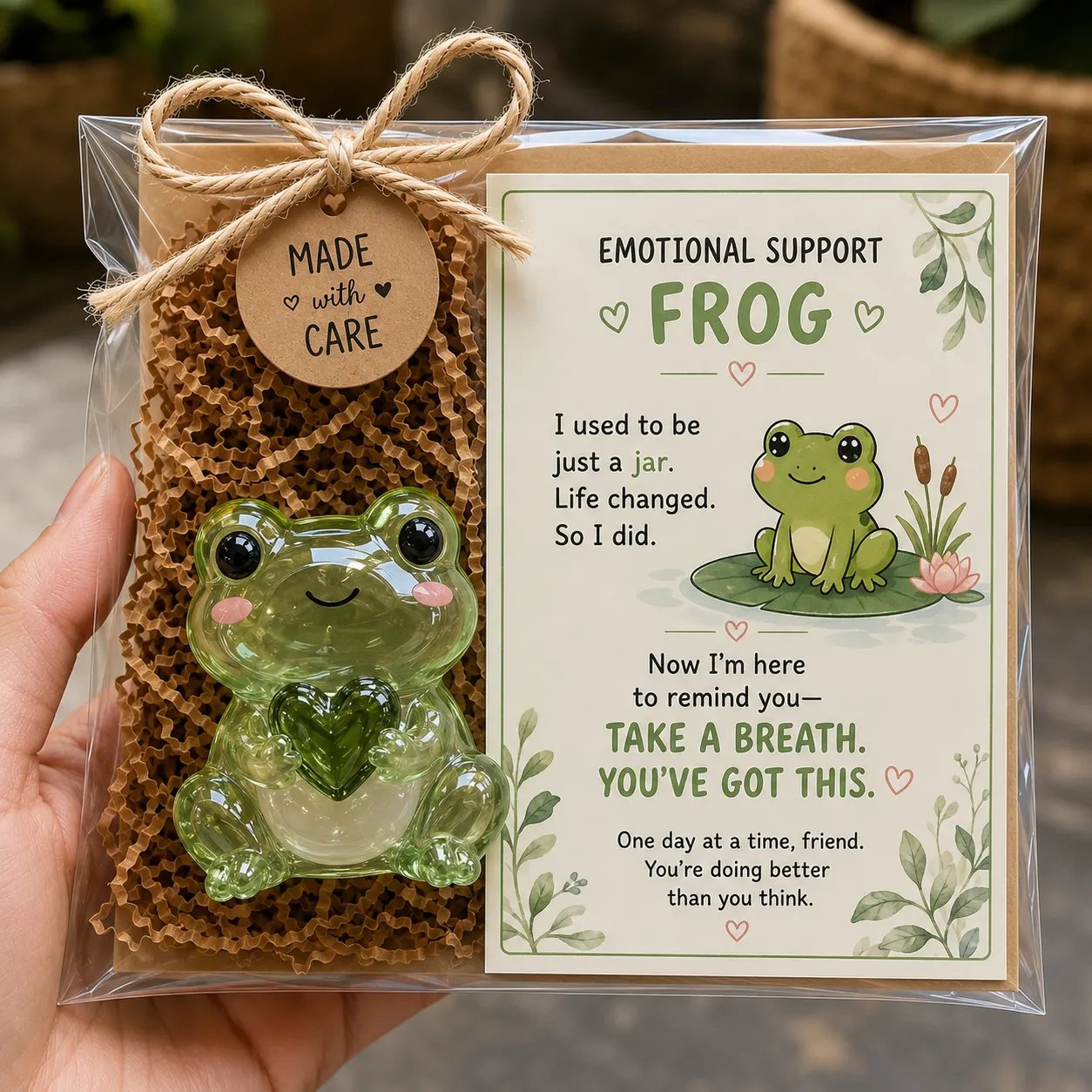 💌 Emotional Support Glass Animal Gift Set | 7 Meaningful Designs with Encouragement Card & Gift-Ready Packaging ✨