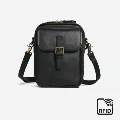 Crossbody Leather RFID Bag
