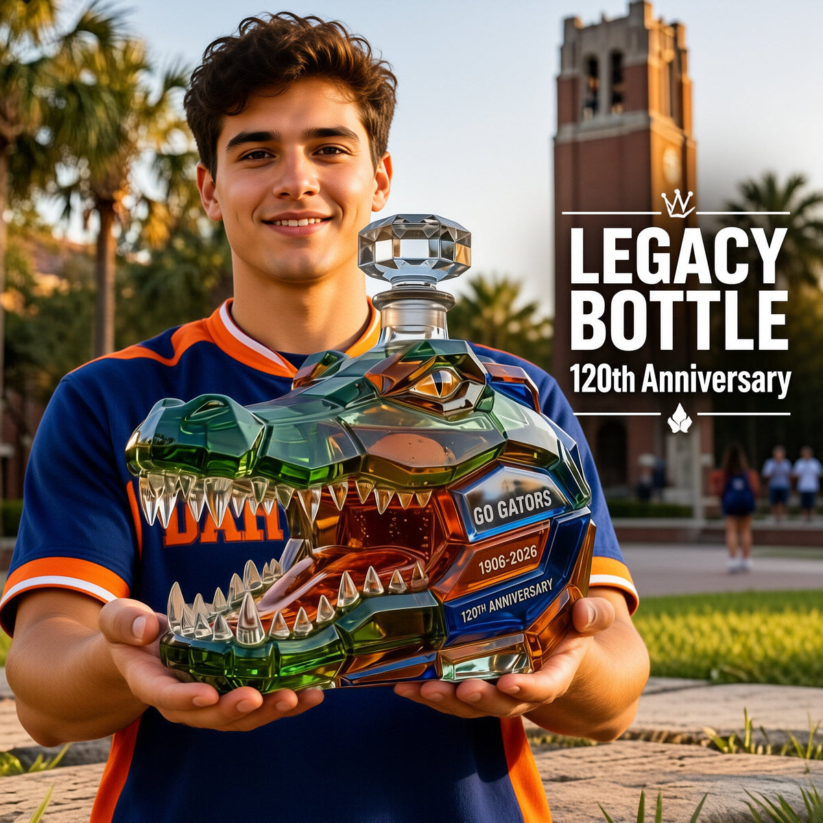 🐊 120th Anniversary Gator Spirit Whiskey Decanter – Collector’s Edition