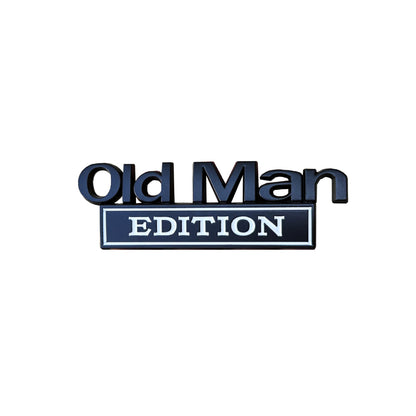 FUCK IT Edition Emblem/Old Man Edition Car Emblem(2pcs)
