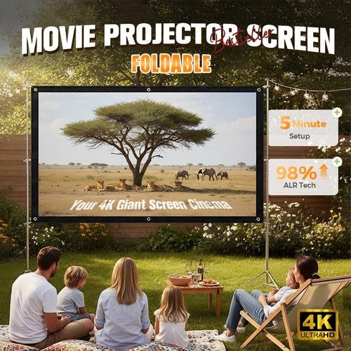 High Definition Projection Screen - 120-inch Diagonal with Matte White Surface for Crystal Clear Home Cinema Experience 🎬🌟