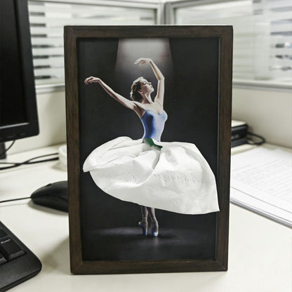 🔥Elegant Ballet Dancer Tissue Box Holder