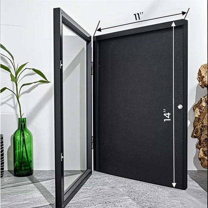 🥳2026 HOT SALE🥳💞50K+ SOLD!⚽🏆 Wooden Jersey Display Frame with Magnetic Door – Crystal clear acrylic, rounded corners, easy swap. Show off your prized memorabilia! 🏅✨