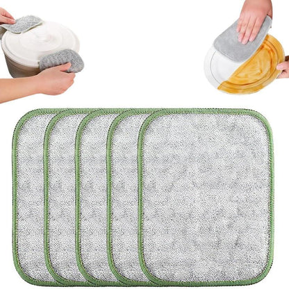 ⚡Double-Sided Non-Scratch Scrubber - Steel Wire Cleaning Cloth for Pots, Pans & Cookware