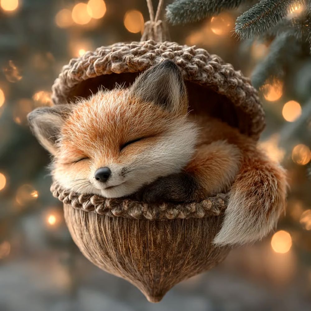 Forest Animal Acorn Ornaments – Cozy Forest Christmas Ornaments