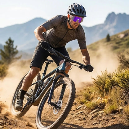 🕶️ Oversized Shield Sports Sunglasses – High-Performance Eye Protection for Outdoor Action