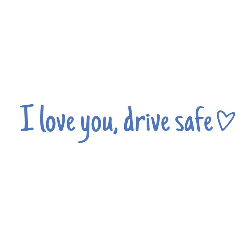 💓 I love you, drve safe Sticker(8pcs)