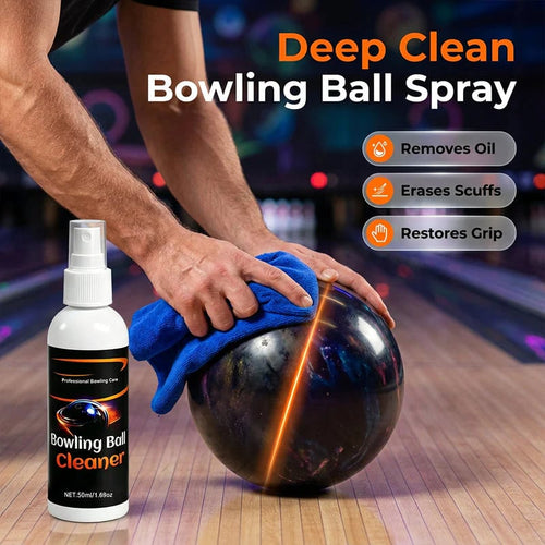 🥳2026 HOT SALE🥳💞50K+ SOLD!🎳💪 49% OFF! Pro-Grade Bowling Ball Cleaner – Instantly removes lane oil. Includes premium towel. Keeps your ball performing like new! ✨
