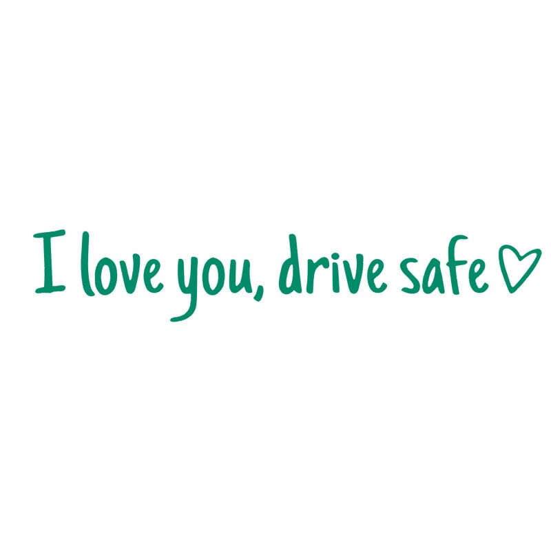 💓 I love you, drve safe Sticker(8pcs)