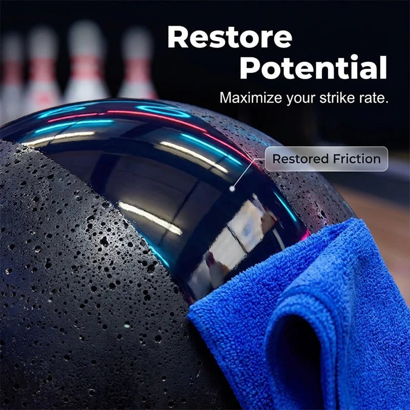 🥳2026 HOT SALE🥳💞50K+ SOLD!🎳💪 49% OFF! Pro-Grade Bowling Ball Cleaner – Instantly removes lane oil. Includes premium towel. Keeps your ball performing like new! ✨